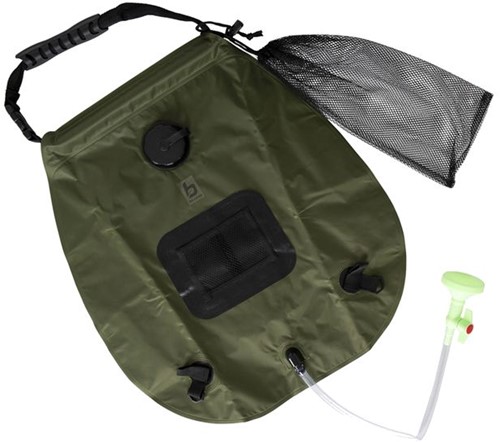 Bo-Camp Solar Shower Deluxe 20L - Groen