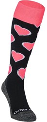 Brabo Socks - Hearts Black/Pink