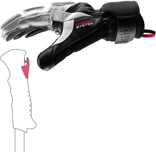 Leki Griffin Pro 3D - White/Black