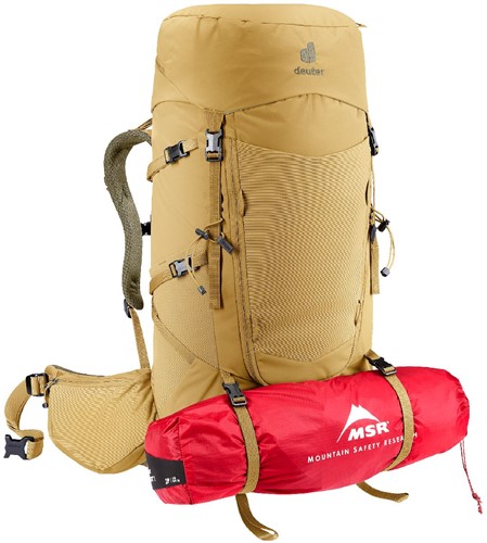 Deuter Aircontact Core 45+10 SL - Savanna/Nori