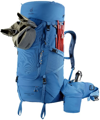 Deuter Aircontact Core 50+10 - Baltic/Night Blue