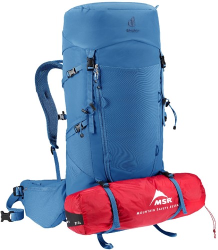Deuter Aircontact Core 50+10 - Baltic/Night Blue