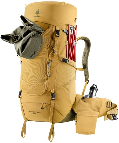 Deuter Aircontact Core 50+10 - Savanna/Nori