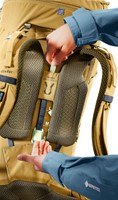 Deuter Aircontact Core 60+10 - Savanna/Nori