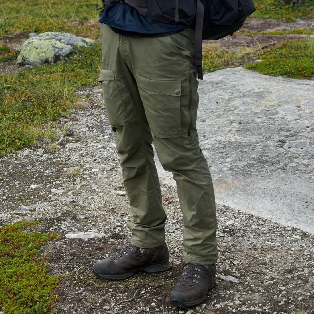 Fjällräven Abisko Hybrid Trail Trousers M - Regular - Black - 52 uw