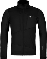 Ortovox Fleece Grid Jacket - Grey Ice - Fleecevest Heren