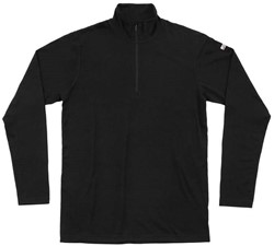 Devold Breeze Plus Merino 200 Zip Neck - Zwart - Thermoshirt Heren
