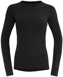 Devold Duo Active Merino 205 Shirt - Zwart - Thermoshirt Dames