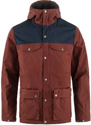 Fjällräven Greenland Winter Jacket - Maroon/Dark Navy - Men's Winter Jacket