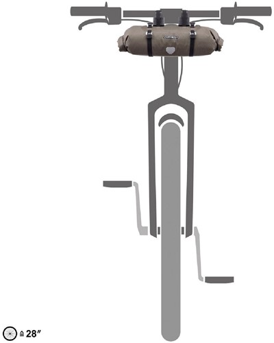 Ortlieb Handlebar-Pack 9 - Dark Sand