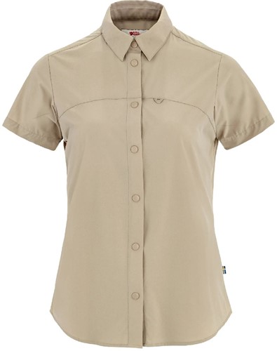 Fjällräven High Coast Lite Shirt Short Sleeve W - Fossil - S