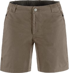Fjällräven Hoja Hybrid Shorts - Suede Brown - Korte Broek Dames