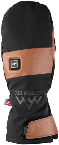 HeatX Heated Outdoor Mittens - Brown/Black - M