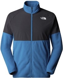The North Face Glacier Heavyweight Full Zip - Dusk Blue/Asphalt Grey - Fleecejas Heren