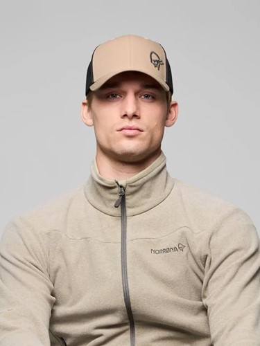 Norrøna /29 Snap Back Trucker Mesh Cap - Oyster Gray