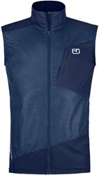 Ortovox Trace Windbreaker Vest - Blue Nunatak - Windstopper Heren