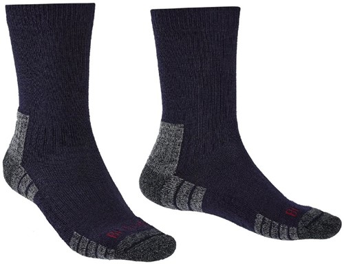 Bridgedale Lightweight Merino Performance Boot - Navy Grey - Wandelsokken Heren