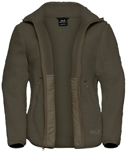 Jack Wolfskin High Curl Jacket W - Obsidian Moss