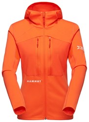Mammut Eiger Nordwand Advanced ML Hooded Jacket - Eiger Orange - Fleecejas Dames