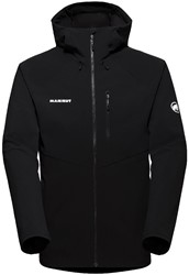 Mammut Ultimate Comfort SO Hooded Jacket - Zwart - Softshelljas Heren