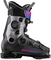 Salomon S/Pro Supra Dual BOA 115 W GW - Black/Beluga Metallic/Beetroot Purple - 22/22.5