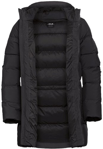 Jack Wolfskin Frozen Palace Long Jacket W - Black
