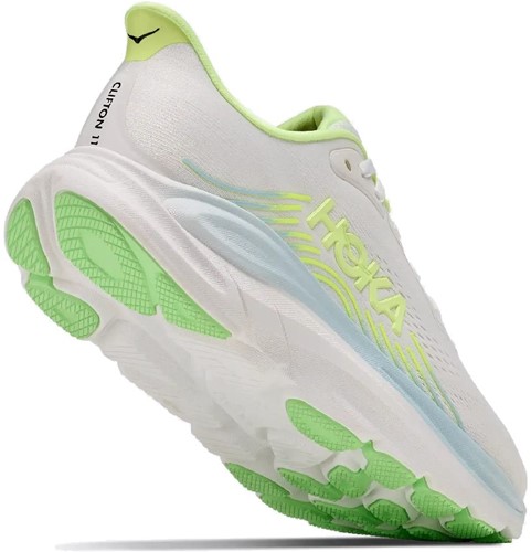 Hoka W Clifton 11 - Frost/Neon Yuzu