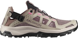 Salomon Techamphibian 5 - Silver Sage/Iron/Knockout Pink - Women's Water Shoes
