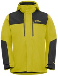 Jack Wolfskin Jasper 3-in-1 Jacket - Chartreuse - Winterjas Heren