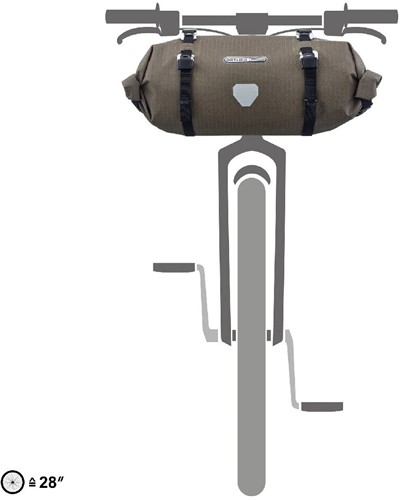 Ortlieb Handlebar-Pack Flex 9 - Dark Sand
