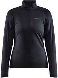 Craft Gain Midlayer - Zwart - Thermoshirt Dames