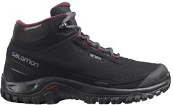 Salomon Shelter CSWP - Black/Ebony/Wine Tasting - Women's Winter Shoes