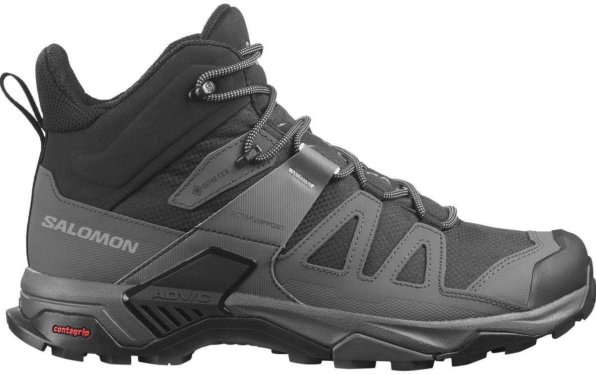 Salomon X Ultra 4 Mid Wide GTX Black Magnet Pearl Blue 46 UK 11 uw specialist in outdoor wintersport hockey en meer