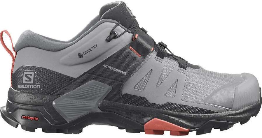 Salomon X Ultra 4 GTX W - Alloy/Quiet Shade/Burnt Sienna - 38 (UK 5) uw  specialist in outdoor, wintersport, hockey en meer.