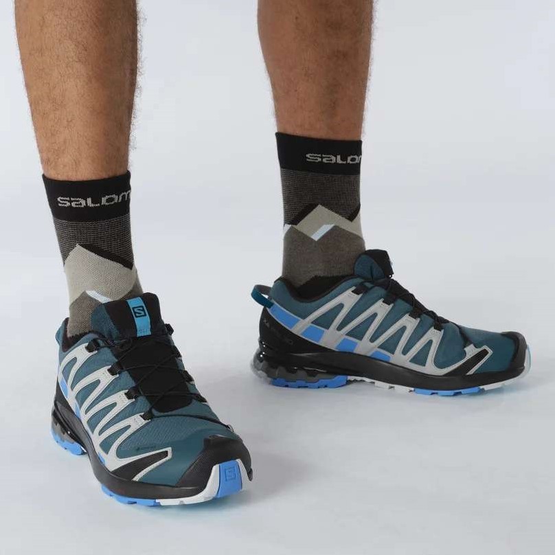 Salomon XA Pro 3D v8 GTX - Legion Blue/Blithe/Pearl Blue - 43 1/3 (UK 9) uw  specialist in outdoor, wintersport, hockey en meer.