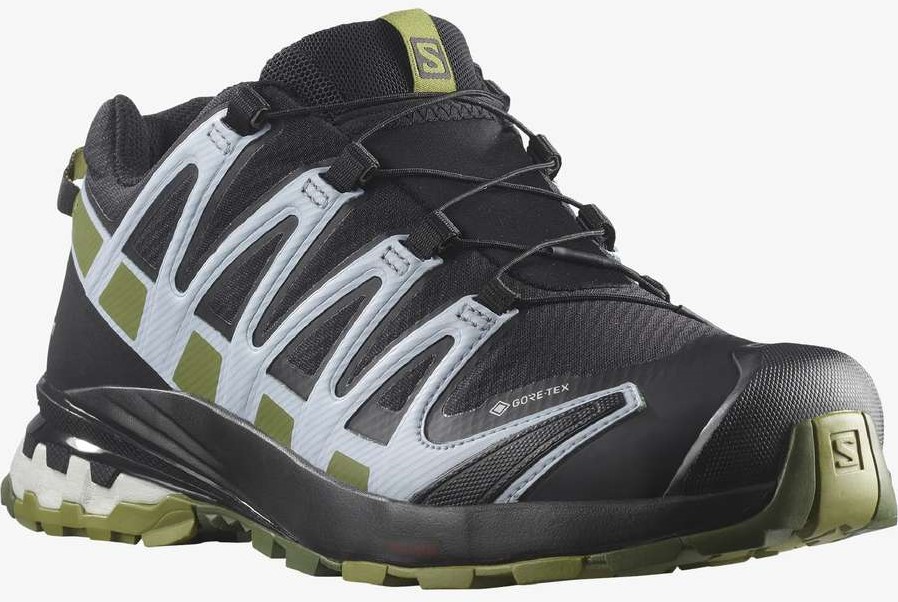 Salomon XA Pro 3D v8 GTX W - Black/Green Moss/Zen Blue - 38 (UK 5) uw  specialist in outdoor, wintersport, hockey en meer.