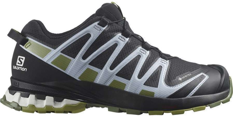 Salomon XA Pro 3D v8 GTX W - Black/Green Moss/Zen Blue - 38 2/3 (UK 5.5) uw  specialist in outdoor, wintersport, hockey en meer.