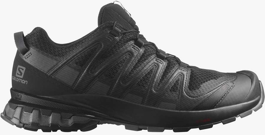 Salomon XA Pro 3D v8 Wide - Black/Black/Magnet - 46 2/3 (UK 11.5) uw  specialist in outdoor, wintersport, hockey en meer.