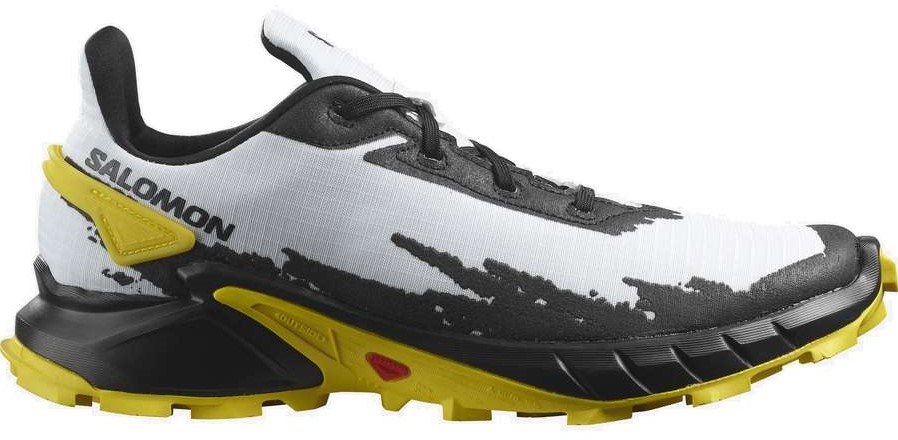 Salomon Alphacross 4 - White/Black/Empire Yellow - 43 1/3 (UK 9) uw  specialist in outdoor, wintersport, hockey en meer.