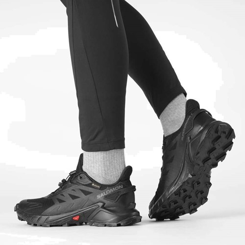 Salomon supercross black clearance