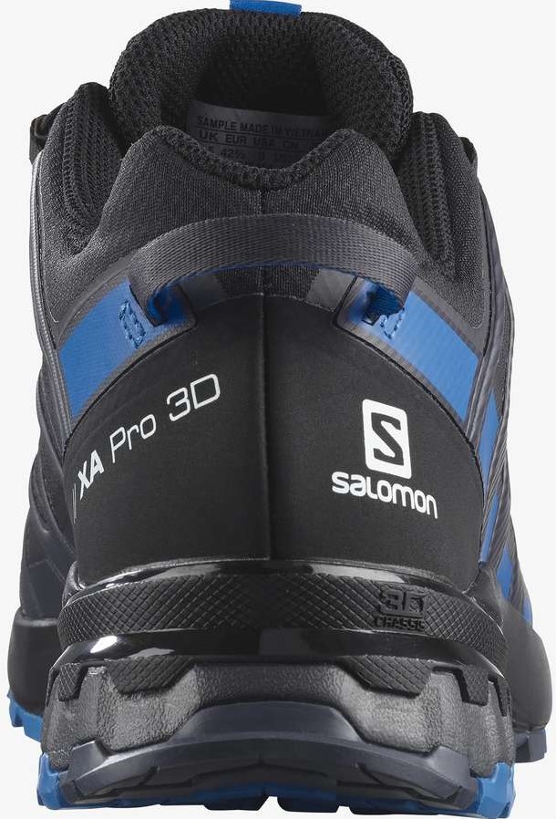 Salomon XA Pro 3D v8 GTX - Black/Indigo Bunting/Ebony - 44 2/3 (UK 10) uw  specialist in outdoor, wintersport, hockey en meer.