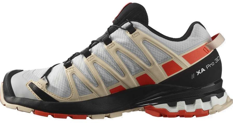 Salomon XA Pro 3D v8 GTX W - Lunar Rock/Cherry Tomato/Sun Kiss - 43 1/3 (UK  9) uw specialist in outdoor, wintersport, hockey en meer.