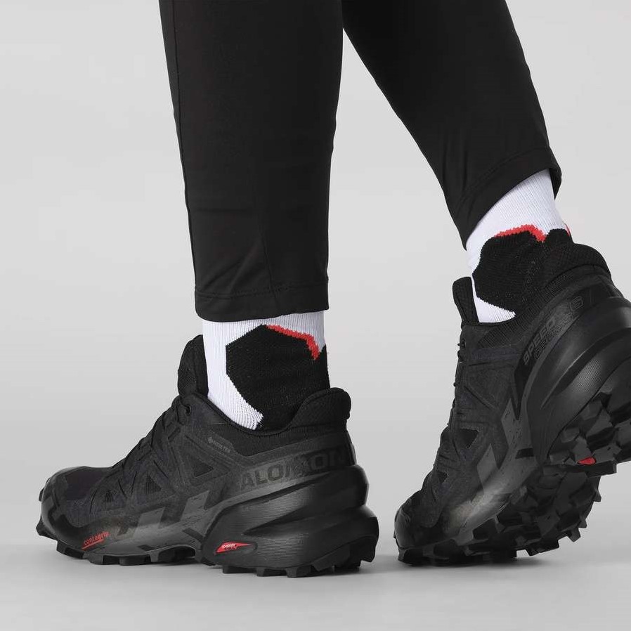 Salomon Speedcross 6 GTX W - Black/Black/Phantom - 38 (UK 5) uw specialist  in outdoor, wintersport, hockey en meer.