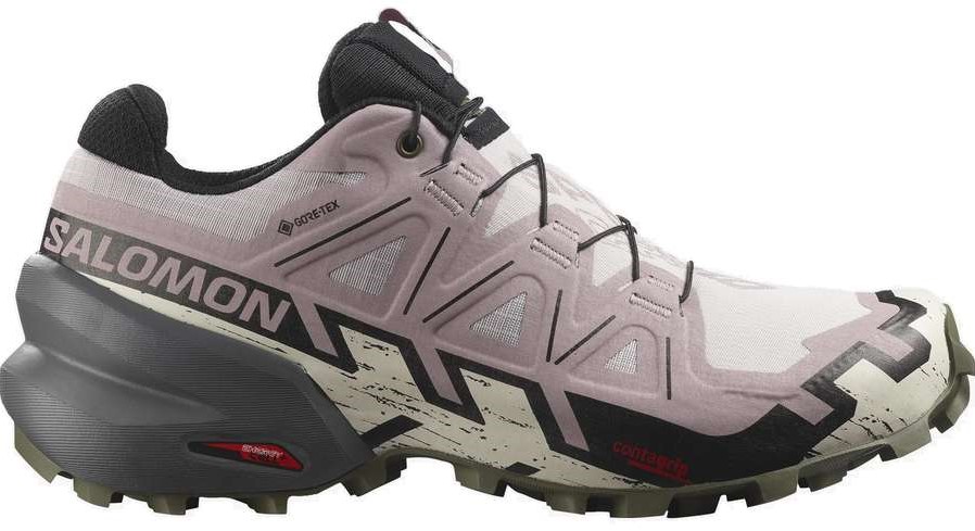Salomon Speedcross 6 GTX W - Ashes of Roses/Black/Olive Night - 42 2/3 (UK  8.5) uw specialist in outdoor, wintersport, hockey en meer.
