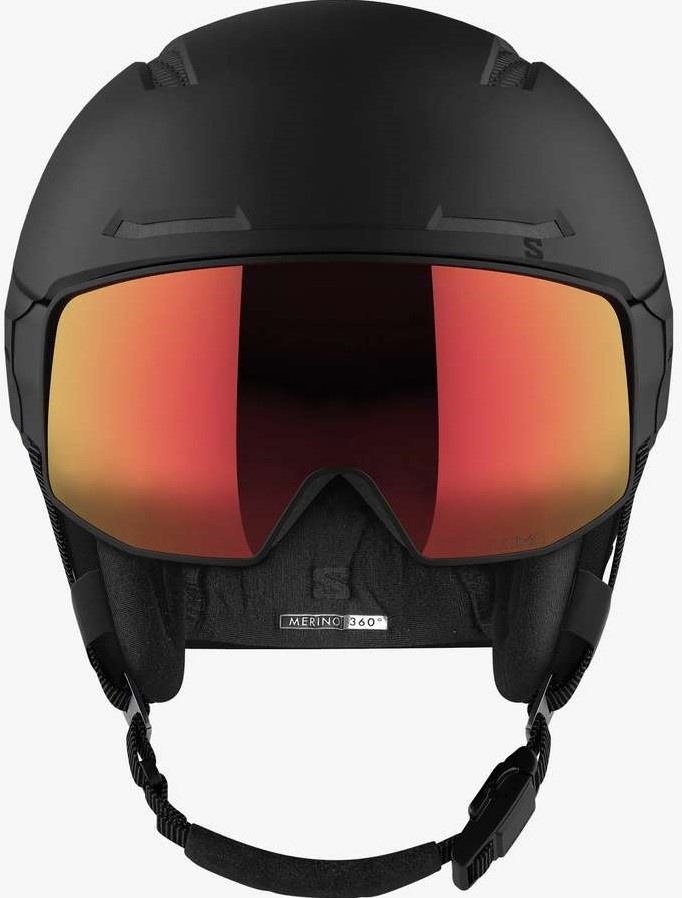 スキー・スノーボードアクセサリー DRIVER PRIME SIGMA PLUS/M (56-59 cm) Salomon Driver Prime Sigma Plus - Black - M (56-59 cm) uw
