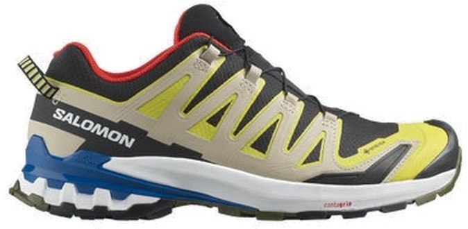 Salomon Xa Pro 3D v9 GTX - Black/Buttercup/Lapis Blue - 47 1/3 uw specialist outdoor, wintersport, en meer.