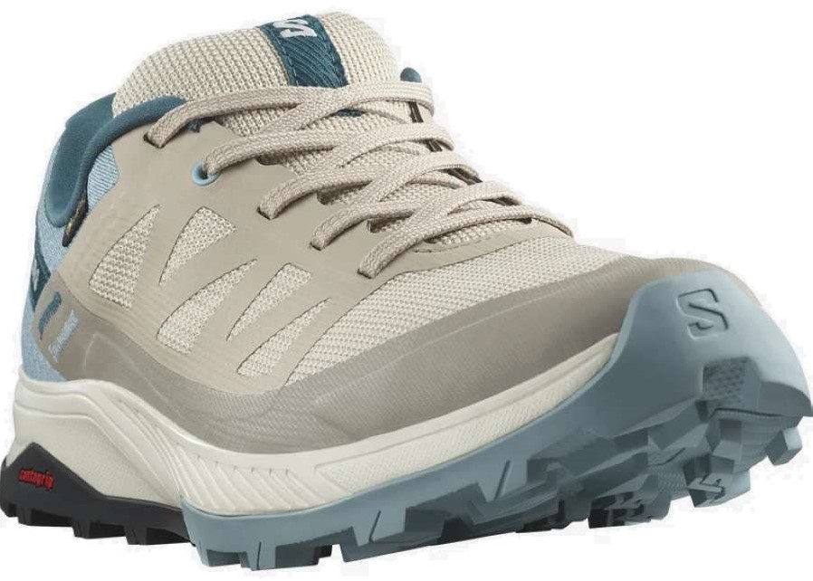 Salomon OUTrise GTX - Feather Gray/Stone Blue/Stargazer - 40 2/3 (UK 7) uw in wintersport, hockey en meer.