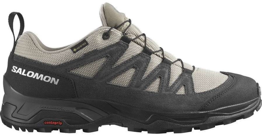 Salomon X Ward Leather GTX Vintage Khaki Black Pewter 49 1 3 UK 13.5