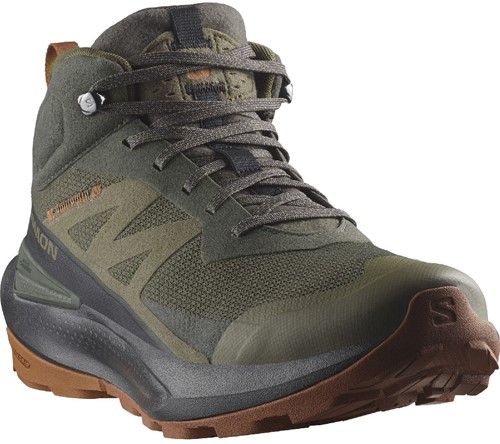 Salomon Elixir Activ Mid GTX - Peat/Black/Caramel Cafe