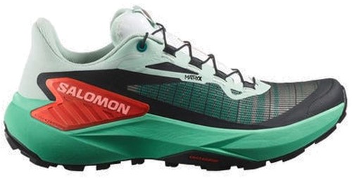 Salomon Genesis W - Bay/Electric Green/Cherry Tomato - 42 2/3 (UK 8.5)